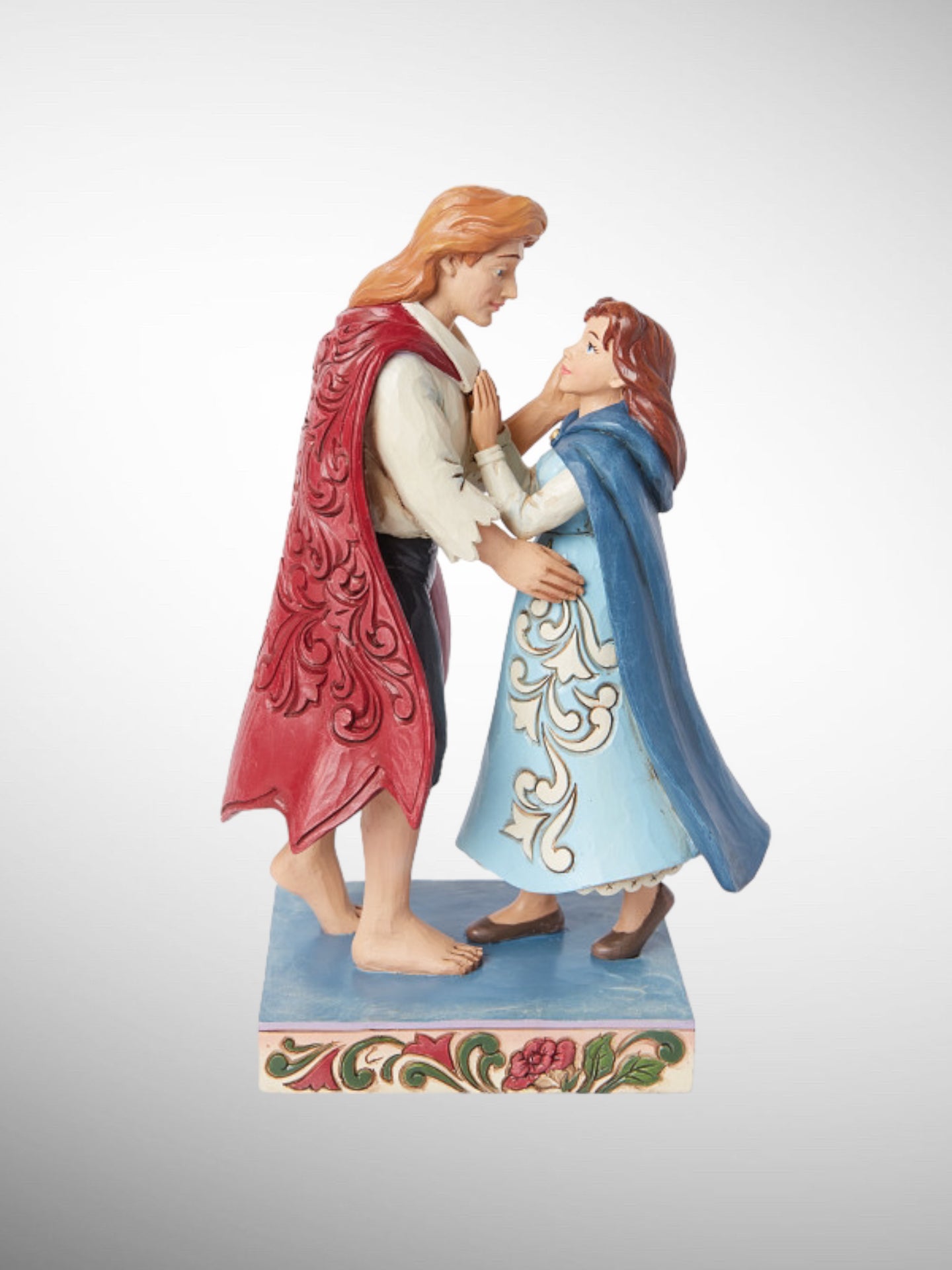 Jim Shore Disney Traditions - The Beauty of Love Belle and Prince Adam Figurine